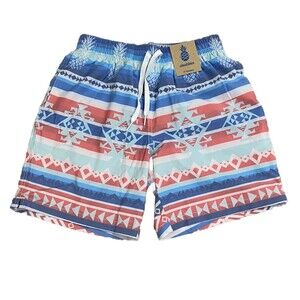 New with Tags CHUBBIES THE AREA 52'S 7" Swim Trunk Men’s Small Pockets Western